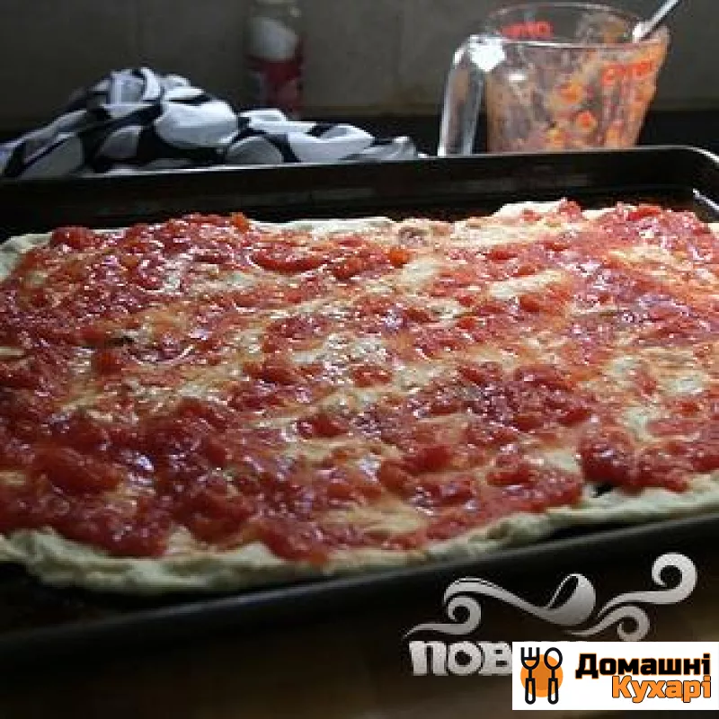 Піца з помідорами та базиліком - фото крок 6