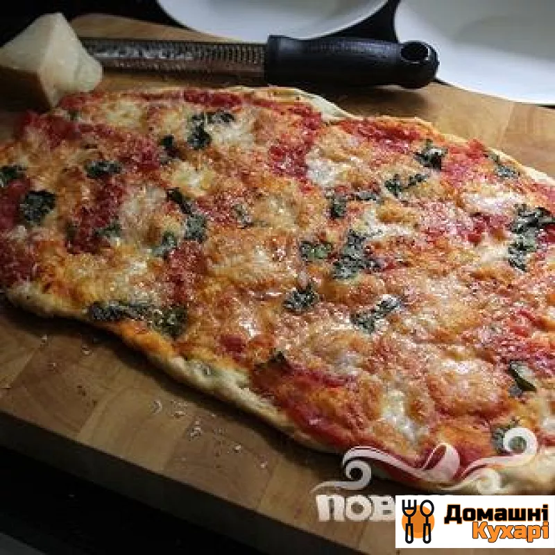 Піца з помідорами та базиліком - фото крок 8