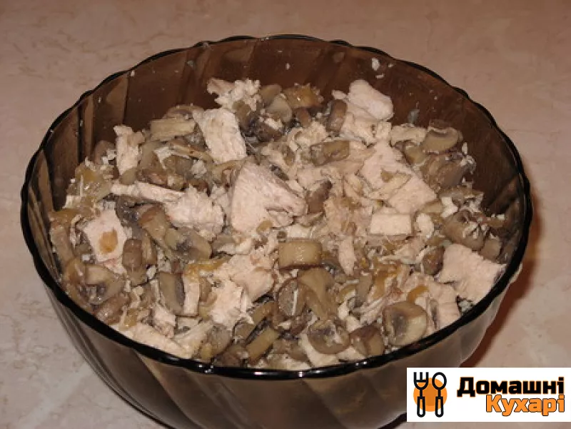 Пиріг з грибами і м'ясом - фото крок 9