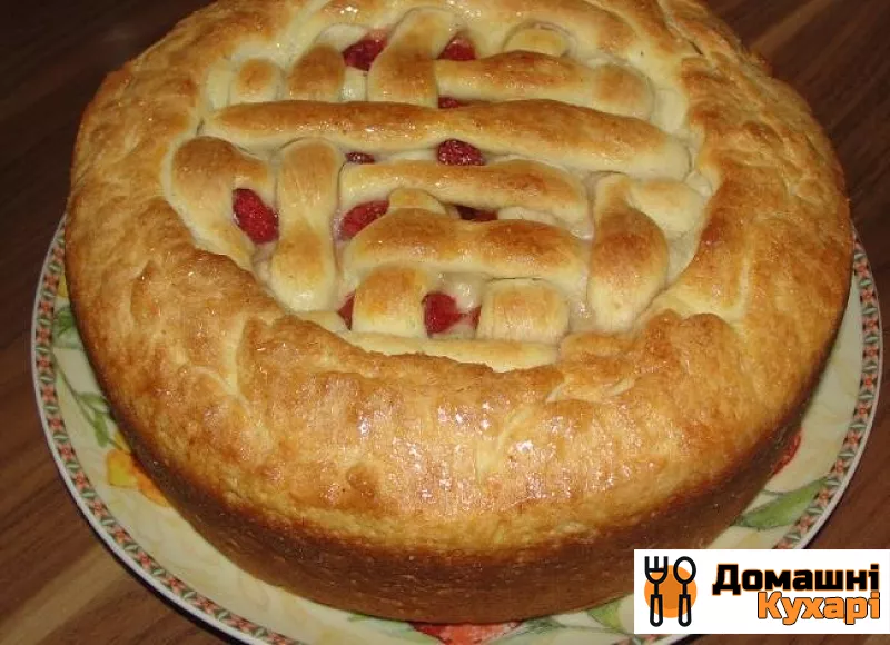 Пиріг з полуницею і сиром - фото крок 6