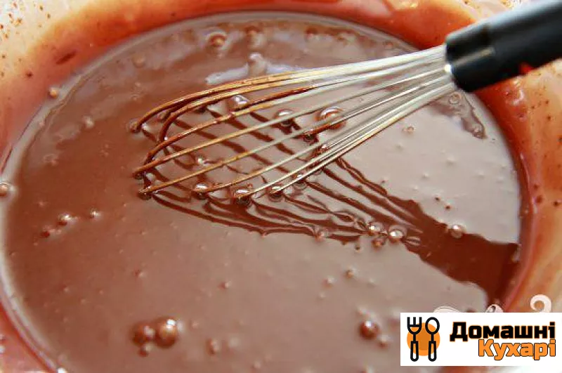 Пиріг з шоколадною начинкою і зефірної наповненням - фото крок 3