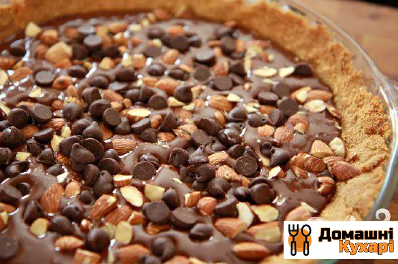 Пиріг з шоколадною начинкою і зефірної наповненням - фото крок 4