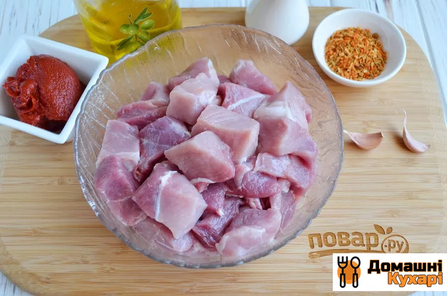 Плов на сковороді зі свининою - фото крок 5