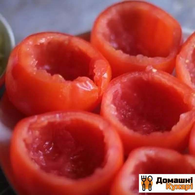 помідори, фаршировані курячим філе і овочами - фото крок 5