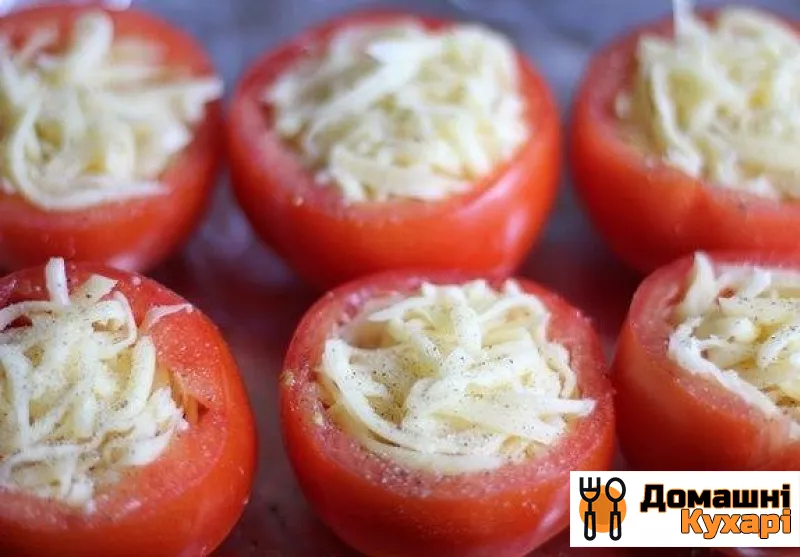помідори, фаршировані курячим філе і овочами - фото крок 6
