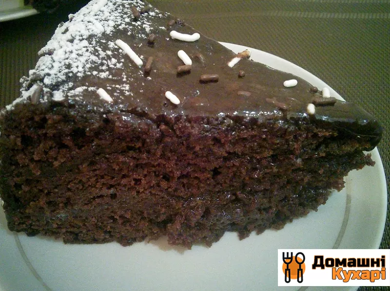 Простий шоколадний торт в мультиварці - фото крок 5