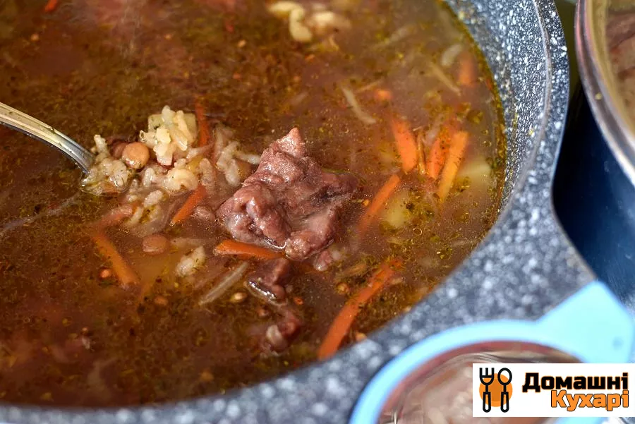 Пряний суп з сочевицею і рисом - фото крок 5