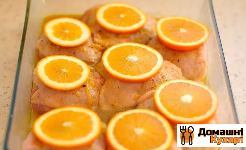 Рецепт курки з апельсинами в духовці - фото крок 4