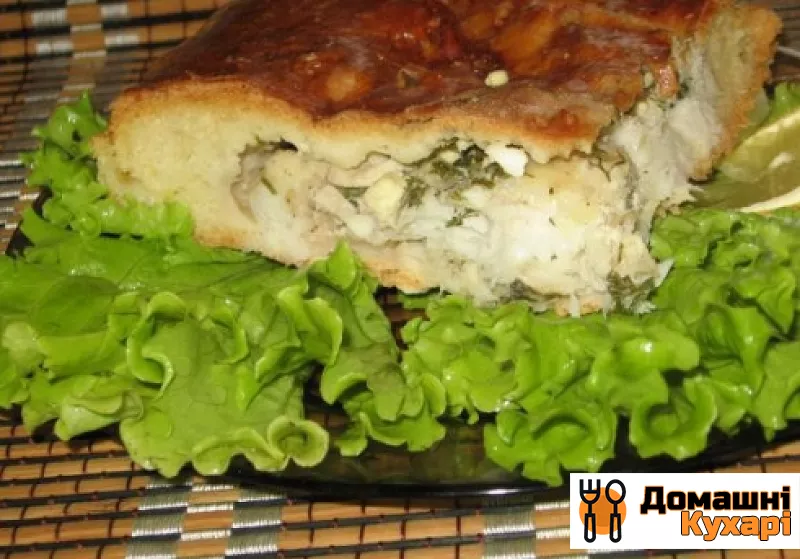 Рибний пиріг із дріжджового тіста - фото крок 8