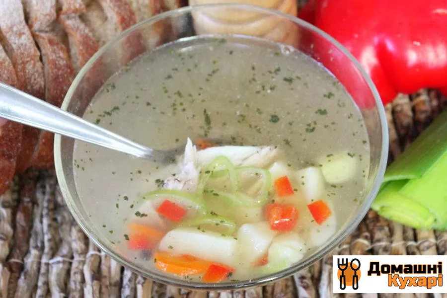 Рибний суп з голови желтохвост і овочів - фото крок 8