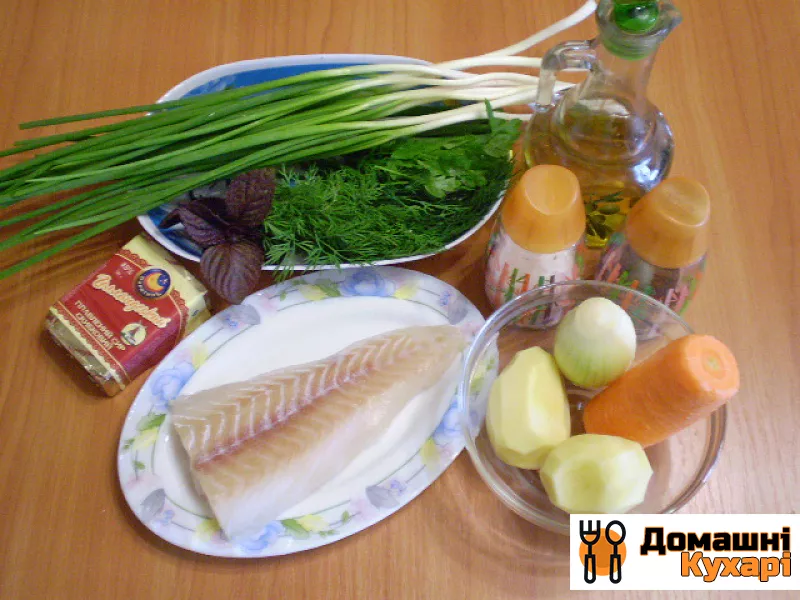 Рибний суп з плавленим сиром - фото крок 1