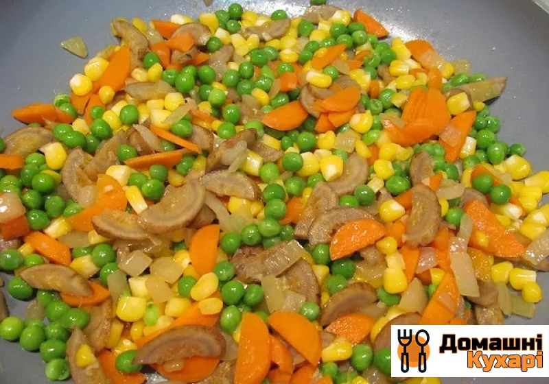 Рис смажений з овочами - фото крок 4