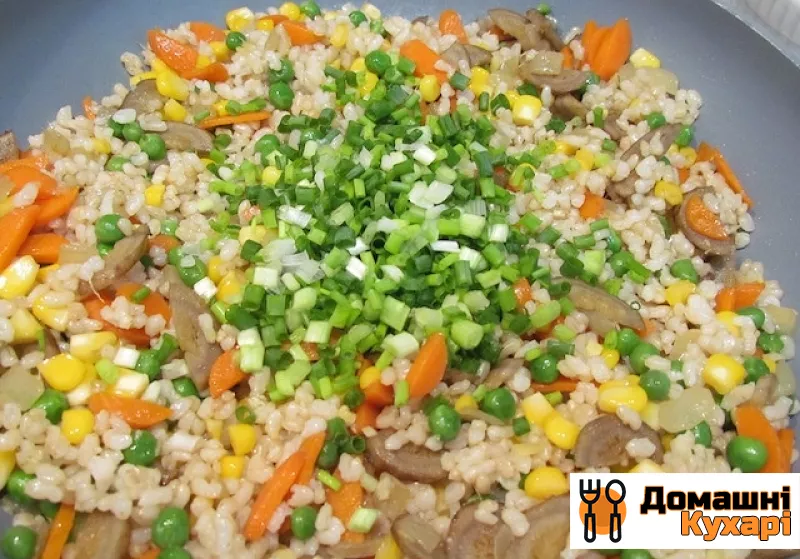 Рис смажений з овочами - фото крок 5
