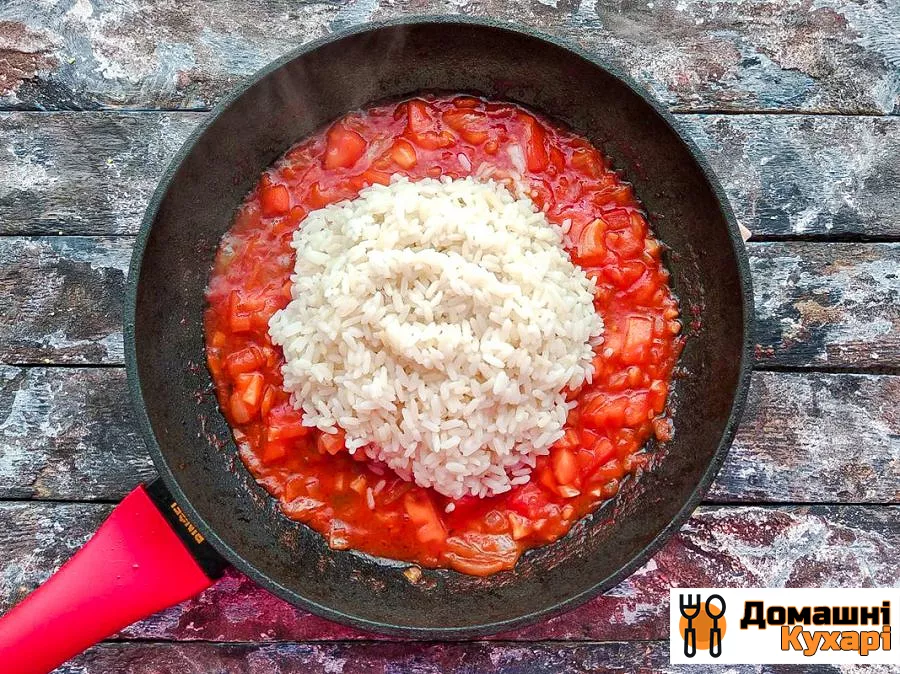 Рис з часником і помідорами - фото крок 9