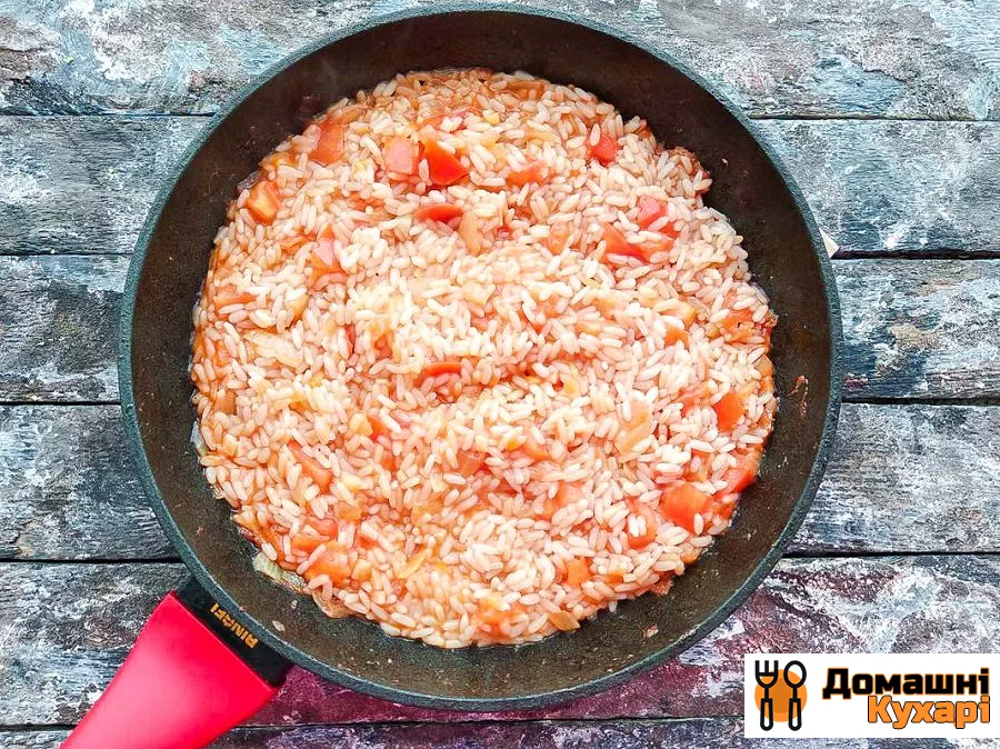 Рис з часником і помідорами - фото крок 10