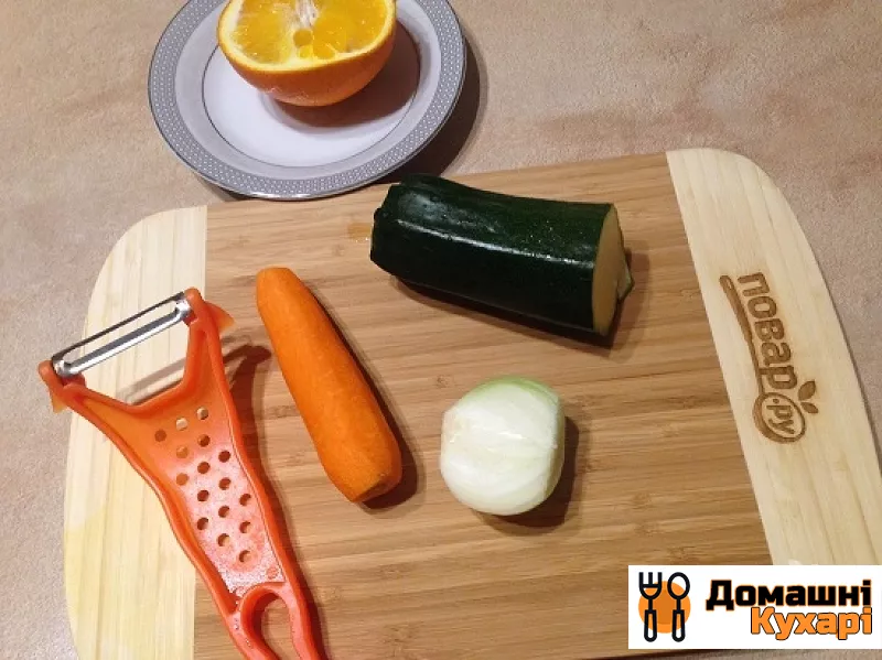 Рис з морквою, цукіні і апельсином - фото крок 2