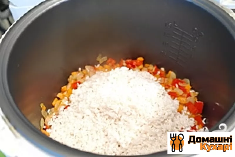 Рис з овочами в мультиварці - фото крок 6