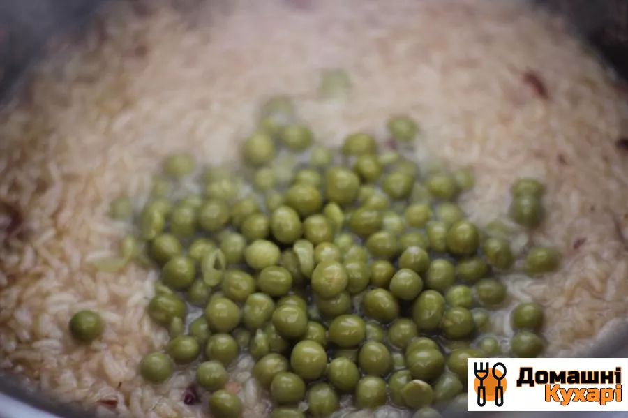 Рис із зеленим горошком і мигдалем - фото крок 5