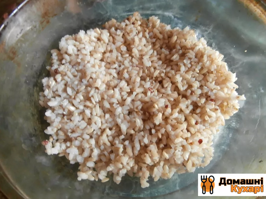 Рисова запіканка з грибами - фото крок 1