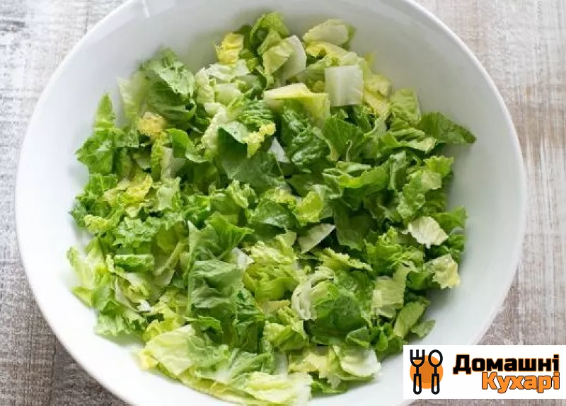 Салат з авокадо з креветками і зеленню - фото крок 4
