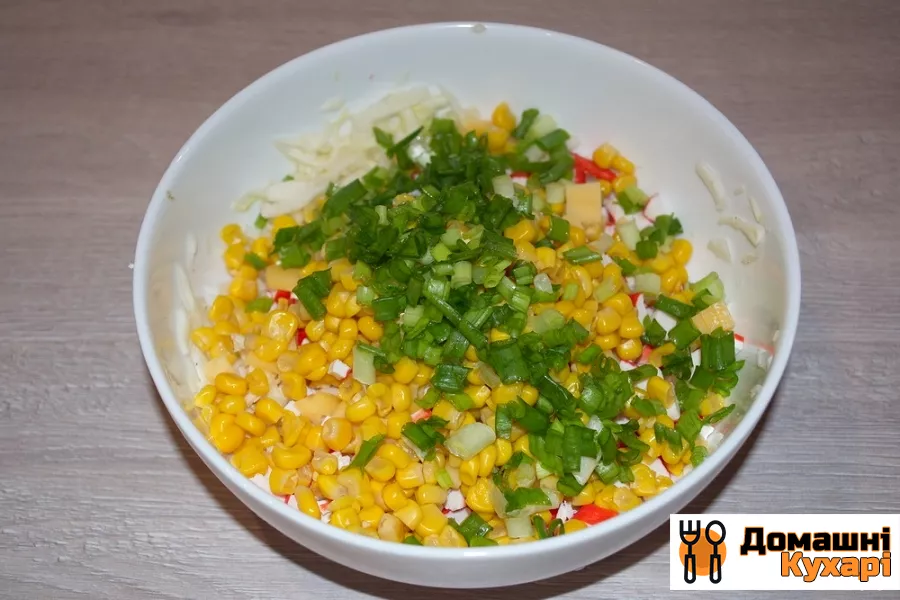Салат із крабових паличок без рису - фото крок 5