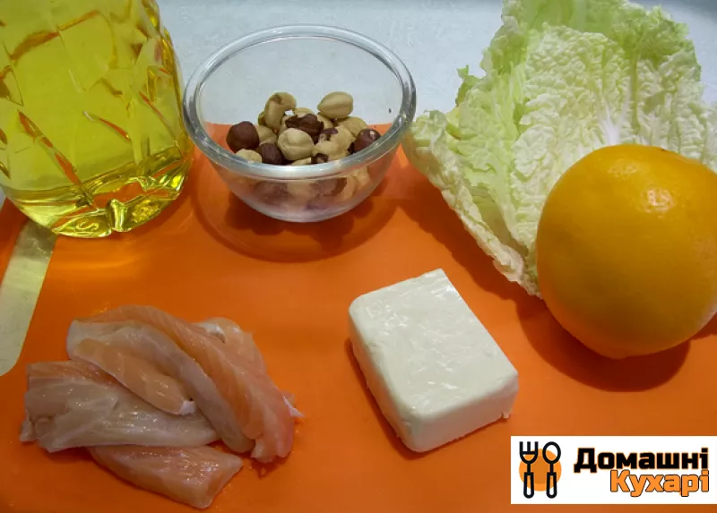Салат з слабосоленої червоної риби - фото крок 1