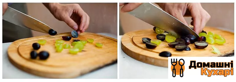 Салат з сулугуні та винограду - фото крок 3