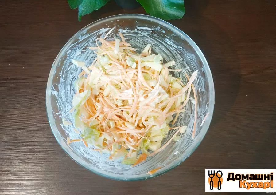 Салат з яблук, моркви і селери - фото крок 5