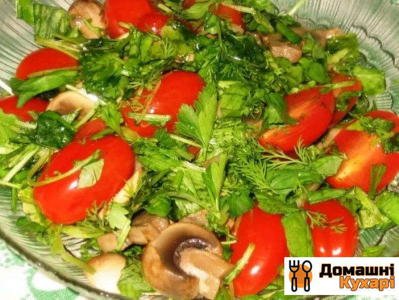 Салат з грибами вареними - фото крок 6