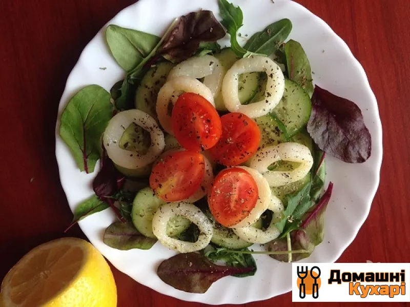 Салат з кальмаром і огірком - фото крок 6