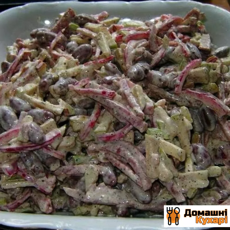 Салат з копченою ковбасою - фото крок 10