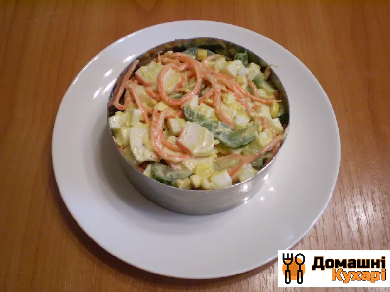 Салат з корейською морквою і кукурудзою - фото крок 6