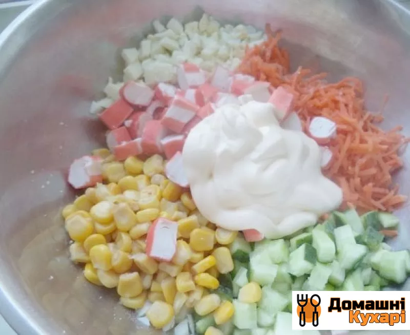 Салат з крабовими паличками і морквою по-корейськи - фото крок 7