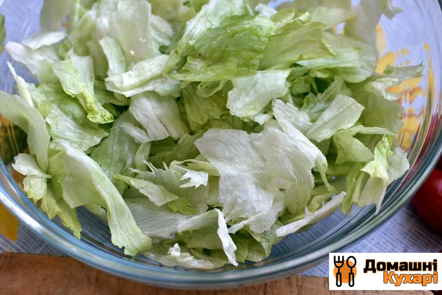 Салат з пряним мовою і овочами - фото крок 3