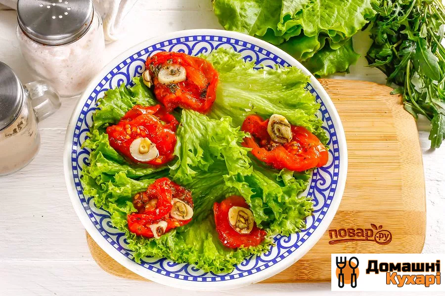 Салат з в'яленими помідорами і руколою - фото крок 3