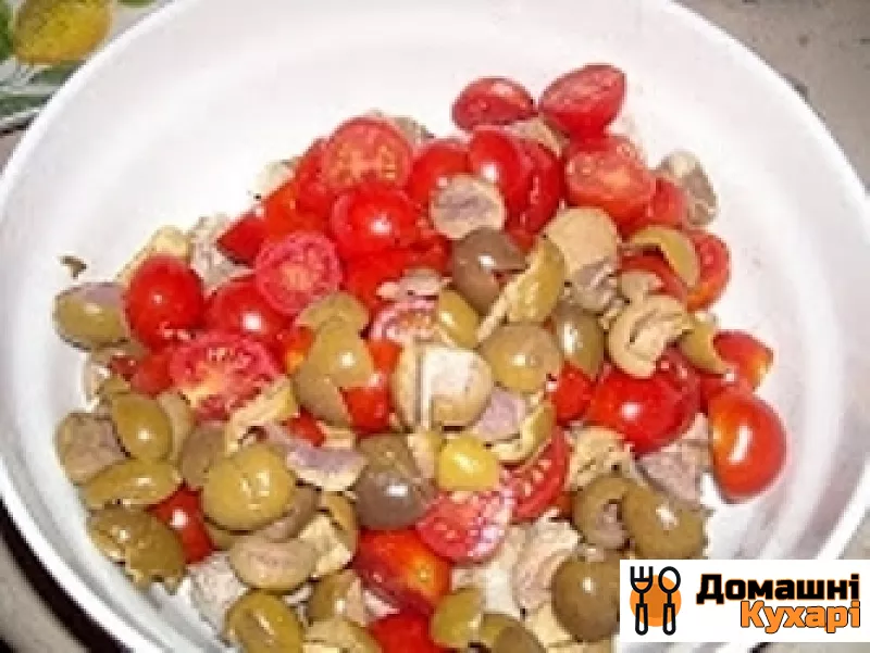 Салат з язиком і помідорами - фото крок 4