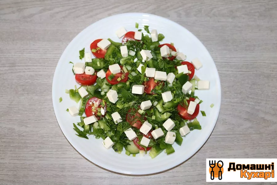 Салат із зеленим болгарським перцем - фото крок 7