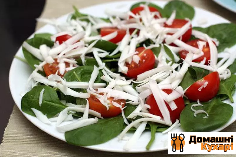 Салат зі шпинатом і помідорами чері - фото крок 5